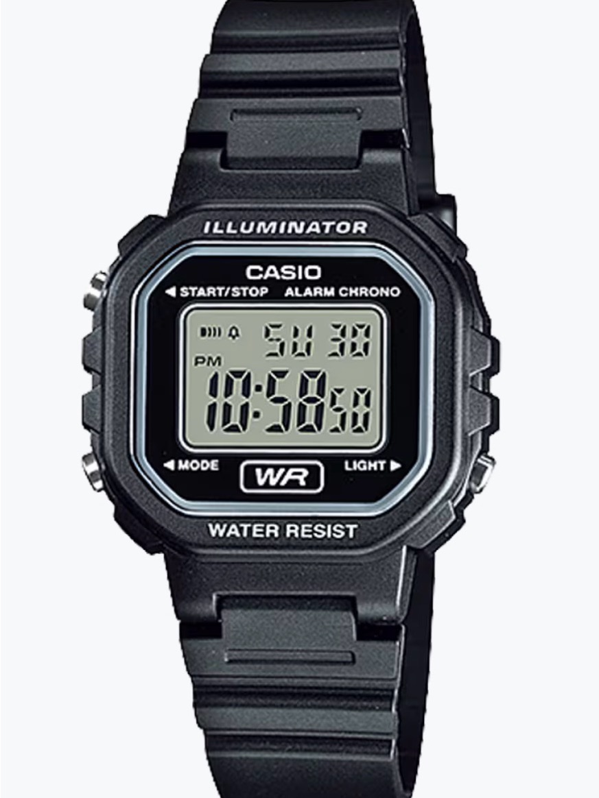 Casio Black Womens Digital Illuminator Watch
